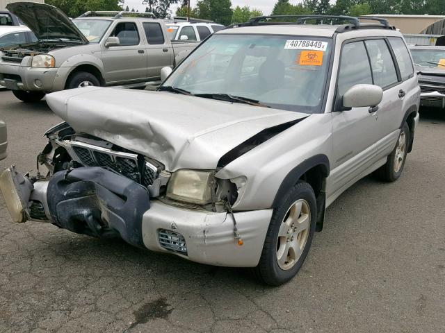JF1SF65681G704940 - 2001 SUBARU FORESTER S TAN photo 2