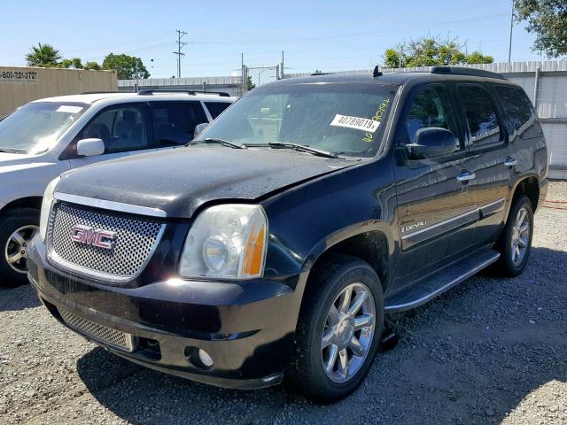 1GKFK63837J272043 - 2007 GMC YUKON DENA BLACK photo 2