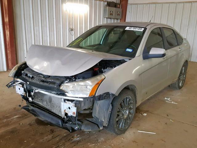 1FAHP3GN1AW290755 - 2010 FORD FOCUS SES SILVER photo 2