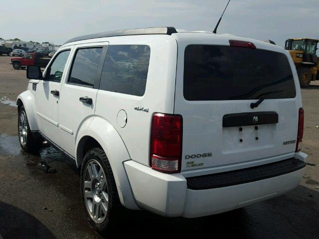 1D4PU4GK5BW554638 - 2011 DODGE NITRO HEAT WHITE photo 3