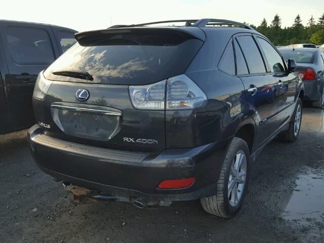 JTJHW31U682058907 - 2008 LEXUS RX 400H GRAY photo 4