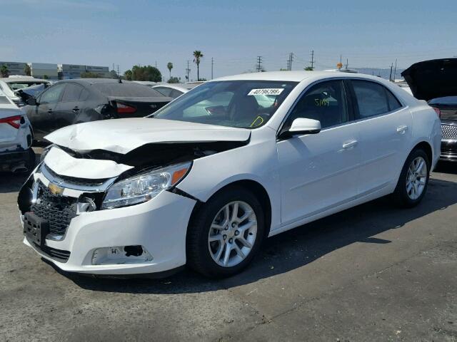 1G11C5SLXFF332753 - 2015 CHEVROLET MALIBU 1LT WHITE photo 2