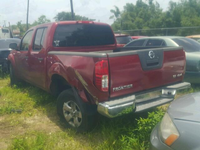 1N6AD07WX9C418402 - 2009 NISSAN FRONTIER C RED photo 3