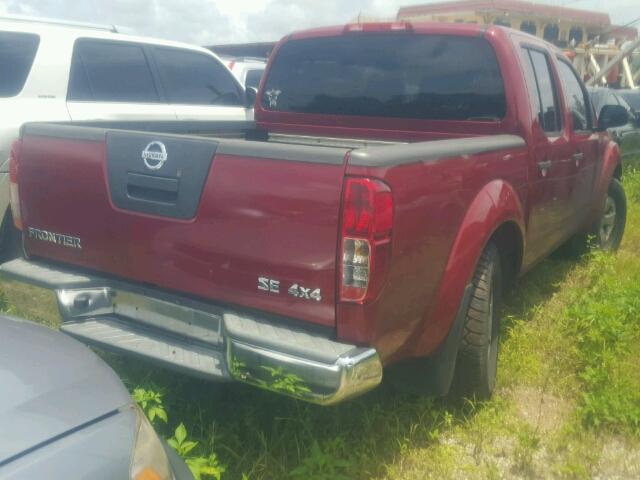 1N6AD07WX9C418402 - 2009 NISSAN FRONTIER C RED photo 4