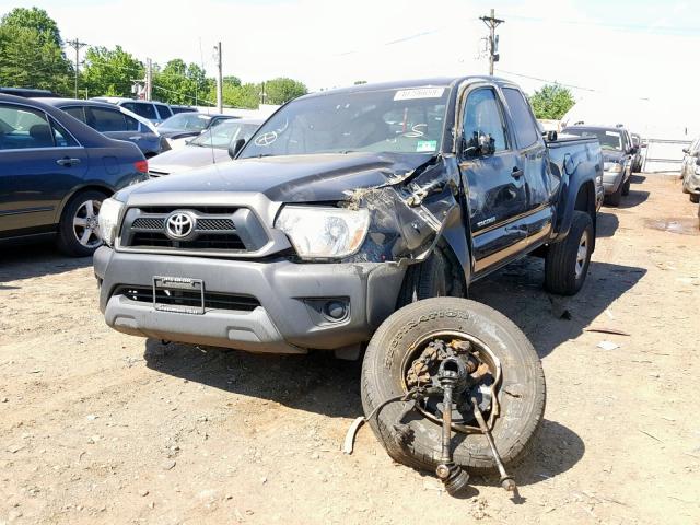 5TFUU4EN4DX049460 - 2013 TOYOTA TACOMA BLACK photo 2