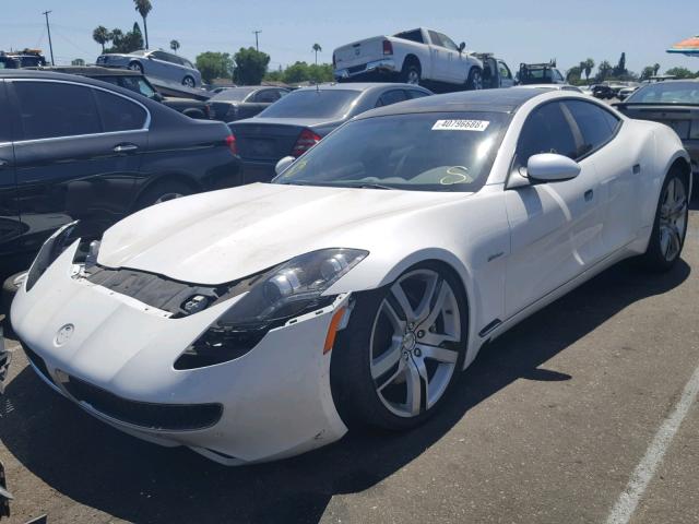 YH4K16AA6CA001027 - 2012 FISK KARMA CHIC WHITE photo 2