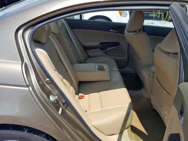 1HGCP36838A024176 - 2008 HONDA ACCORD EXL GOLD photo 6