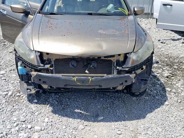 1HGCP36838A024176 - 2008 HONDA ACCORD EXL GOLD photo 9