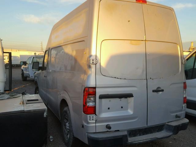 1N6BF0LX5CN118050 - 2012 NISSAN NV 2500 GRAY photo 3