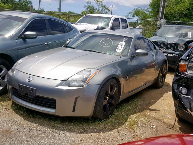 JN1AZ34E55M652987 - 2005 NISSAN 350Z COUPE SILVER photo 2