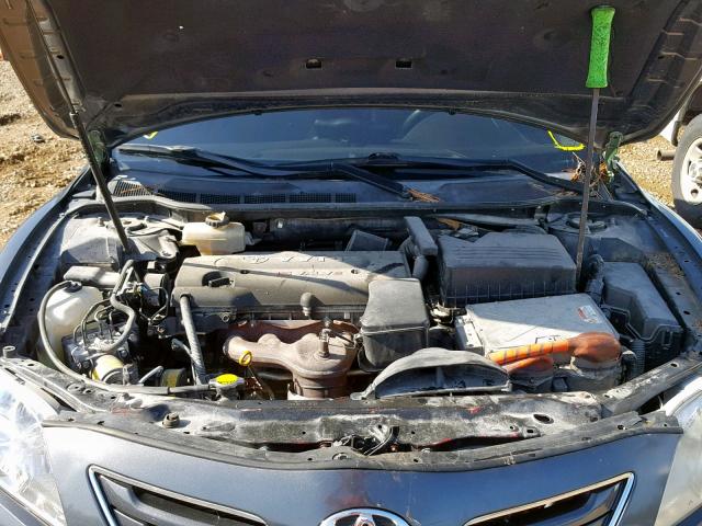 4T1BB46K28U030863 - 2008 TOYOTA CAMRY HYBR GRAY photo 7