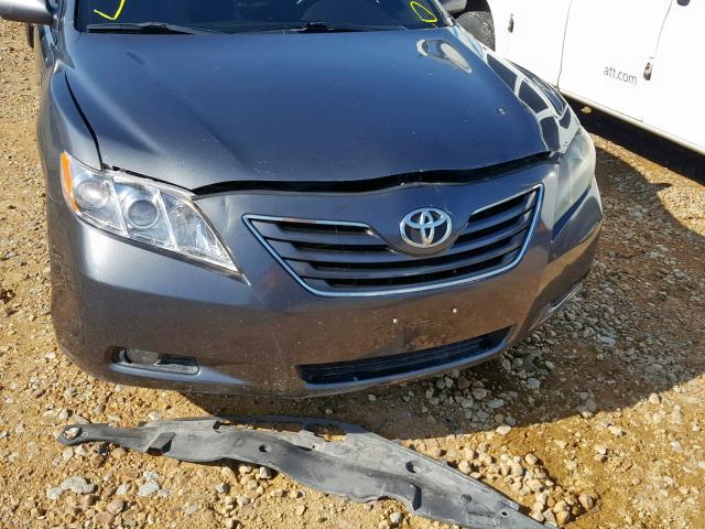 4T1BB46K28U030863 - 2008 TOYOTA CAMRY HYBR GRAY photo 9