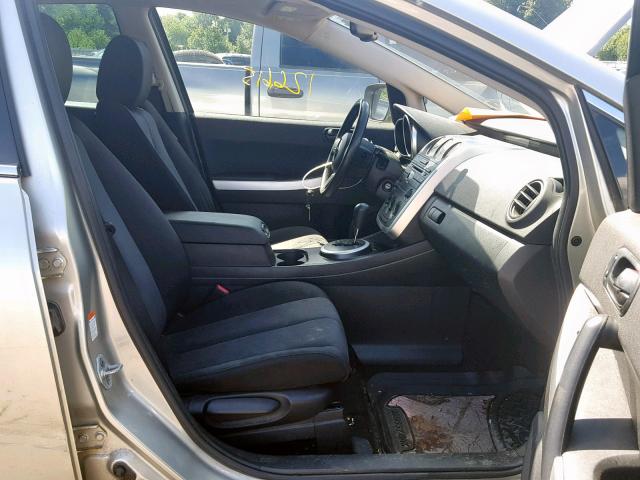 JM3ER293170135123 - 2007 MAZDA CX-7 GRAY photo 5