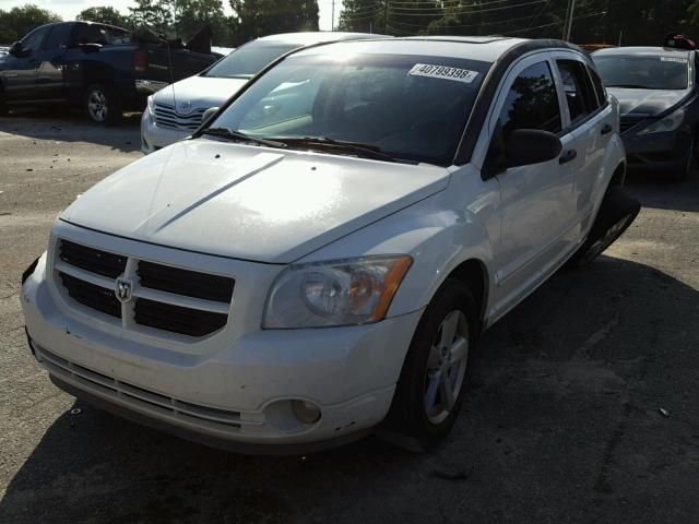 1B3HB48B37D352603 - 2007 DODGE CALIBER SX WHITE photo 2