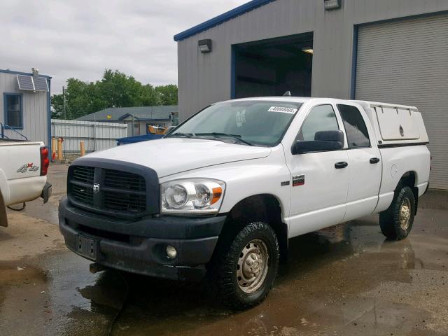 3D7KS28D18G228236 - 2008 DODGE RAM 2500 S WHITE photo 2