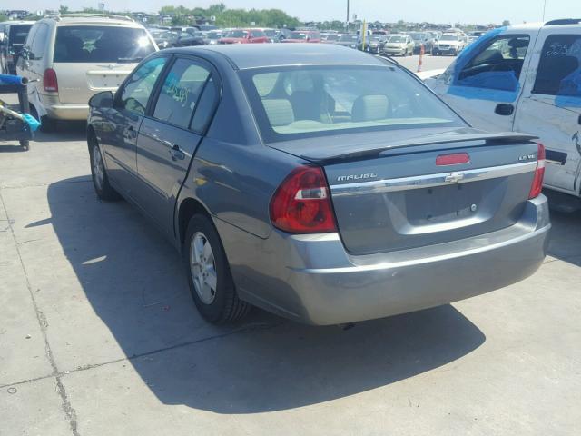 1G1ZT54855F228780 - 2005 CHEVROLET MALIBU LS 灰色 照片 3