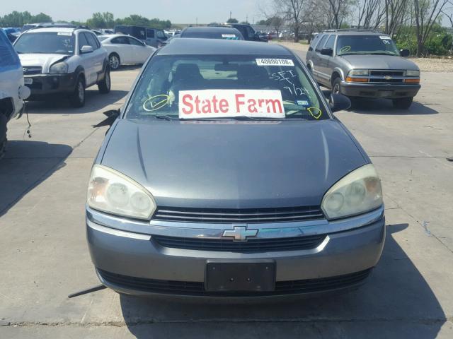 1G1ZT54855F228780 - 2005 CHEVROLET MALIBU LS 灰色 照片 9