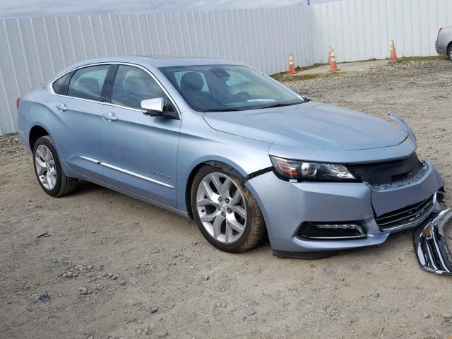 1G1145SL7EU105057 - 2014 CHEVROLET IMPALA LTZ BLUE photo 1