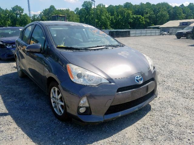 JTDKDTB34D1036733 - 2013 TOYOTA PRIUS C GRAY photo 1