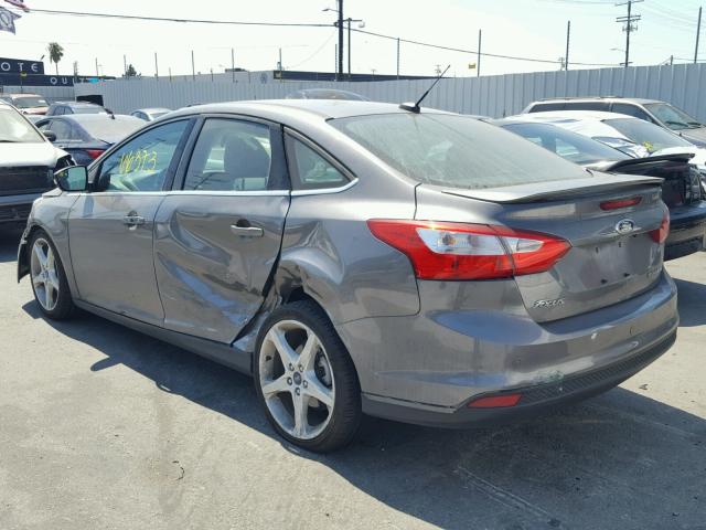 1FADP3J22EL342401 - 2014 FORD FOCUS TITA GRAY photo 3