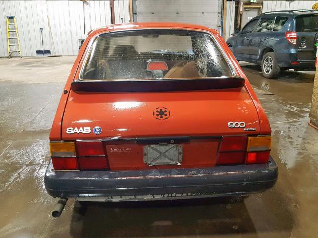 YS3AJ35D4L7021534 - 1990 SAAB 900 RED photo 9