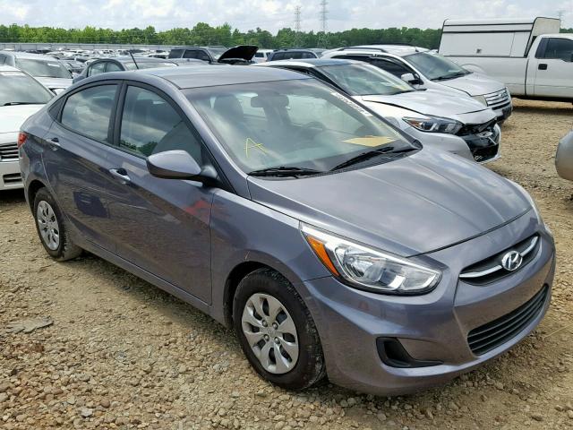 KMHCT4AE2HU239085 - 2017 HYUNDAI ACCENT SE GRAY photo 1