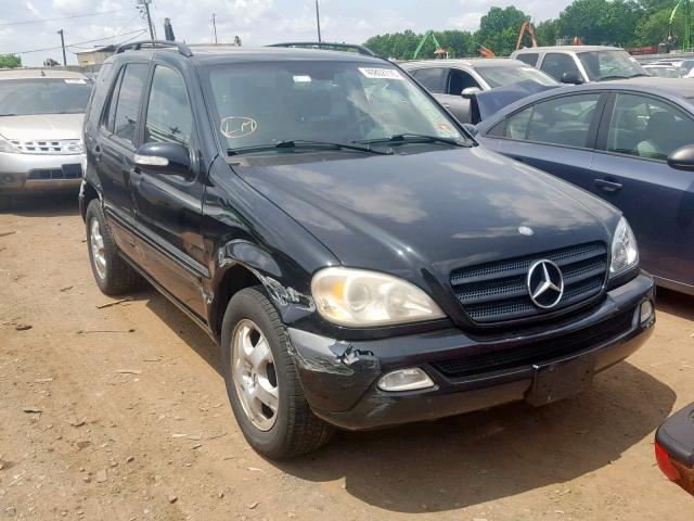 4JGAB57E04A467184 - 2004 MERCEDES-BENZ ML 350 BLACK photo 1