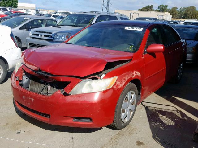 4T1BE46K07U049465 - 2007 TOYOTA CAMRY NEW RED photo 2