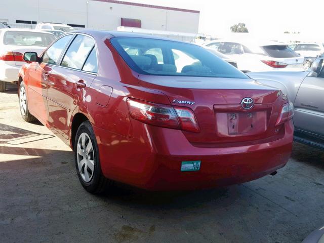 4T1BE46K07U049465 - 2007 TOYOTA CAMRY NEW RED photo 3