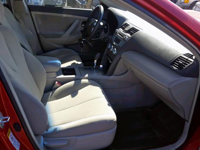 4T1BE46K07U049465 - 2007 TOYOTA CAMRY NEW RED photo 5