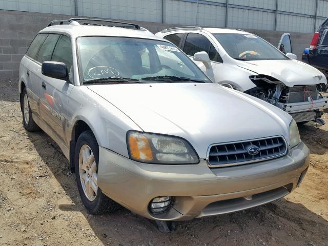 4S3BH675037620591 - 2003 SUBARU LEGACY OUT SILVER photo 1