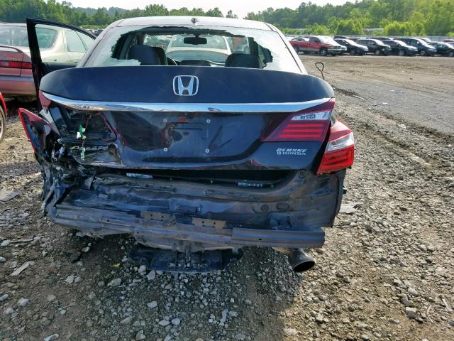 1HGCR2F80HA066616 - 2017 HONDA ACCORD EXL BLACK photo 9