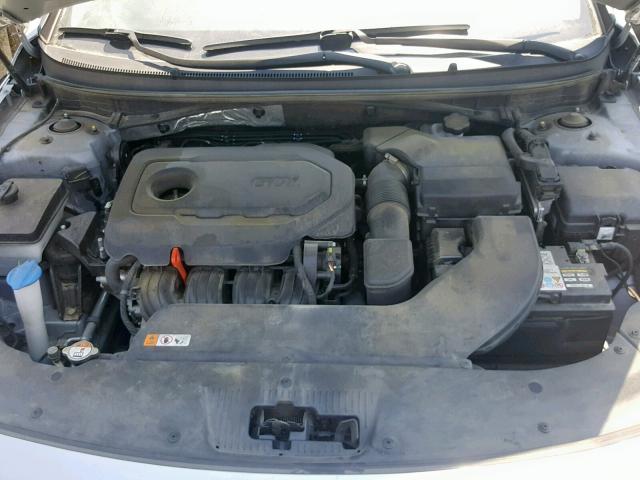 5NPE34AF3FH217593 - 2015 HYUNDAI SONATA SPO SILVER photo 7