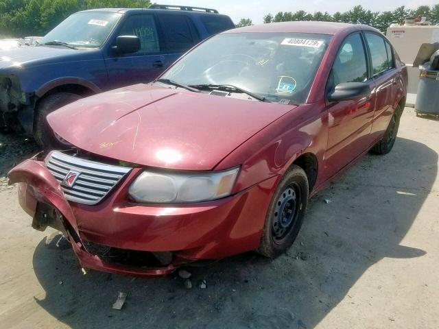 1G8AJ55F36Z125987 - 2006 SATURN ION LEVEL BURGUNDY photo 2