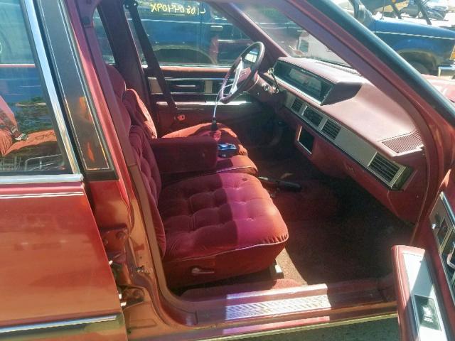 1G3HY54C6KW368678 - 1989 OLDSMOBILE DELTA 88 R RED photo 5