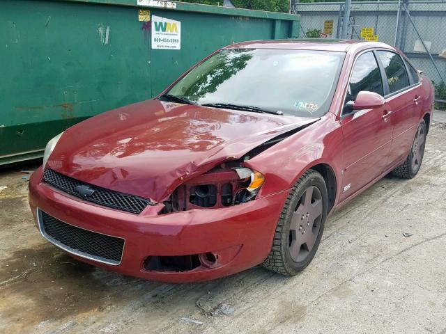 2G1WD58C969330981 - 2006 CHEVROLET IMPALA SUP 栗色 照片 2