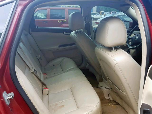 2G1WD58C969330981 - 2006 CHEVROLET IMPALA SUP 栗色 照片 6