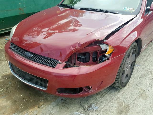 2G1WD58C969330981 - 2006 CHEVROLET IMPALA SUP 栗色 照片 9