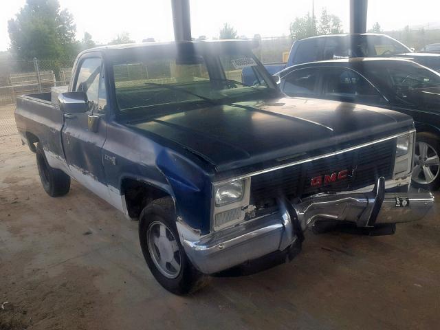 1GTC14H9FF712866 - 1985 GMC C1500 BLUE photo 1