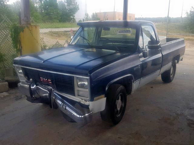 1GTC14H9FF712866 - 1985 GMC C1500 BLUE photo 2