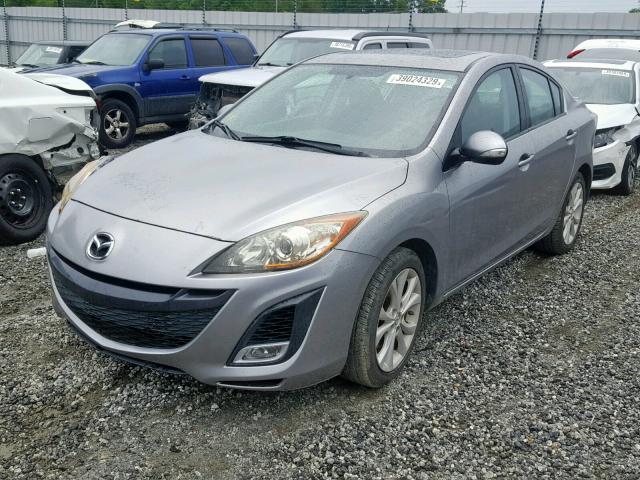 JM1BL1S52A1146832 - 2010 MAZDA MAZDA3 S SILVER photo 2