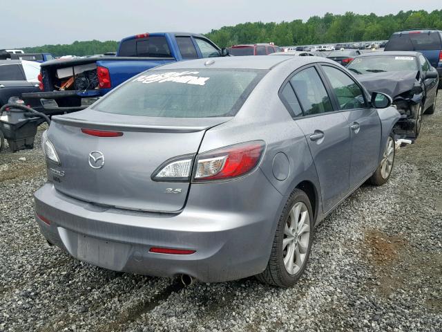 JM1BL1S52A1146832 - 2010 MAZDA MAZDA3 S SILVER photo 4