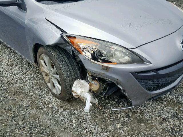 JM1BL1S52A1146832 - 2010 MAZDA MAZDA3 S SILVER photo 9