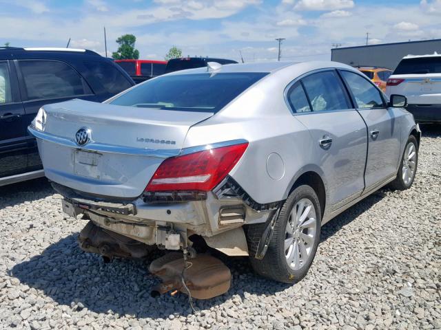 1G4GB5G37GF142502 - 2016 BUICK LACROSSE SILVER photo 4