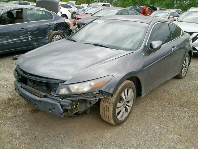 1HGCS12848A000669 - 2008 HONDA ACCORD EXL GRAY photo 2