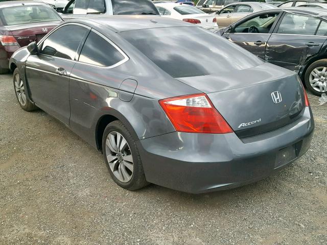 1HGCS12848A000669 - 2008 HONDA ACCORD EXL GRAY photo 3