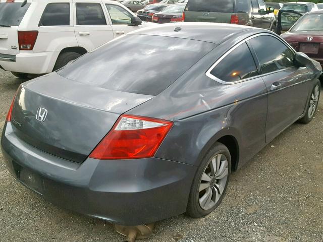 1HGCS12848A000669 - 2008 HONDA ACCORD EXL GRAY photo 4