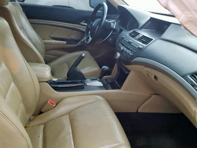 1HGCS12848A000669 - 2008 HONDA ACCORD EXL GRAY photo 5