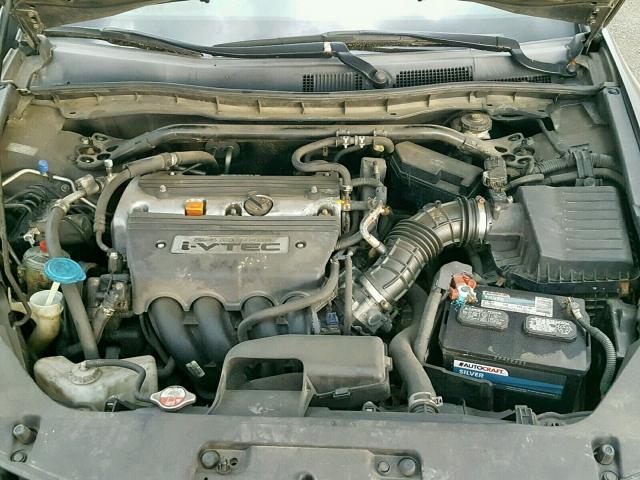 1HGCS12848A000669 - 2008 HONDA ACCORD EXL GRAY photo 7