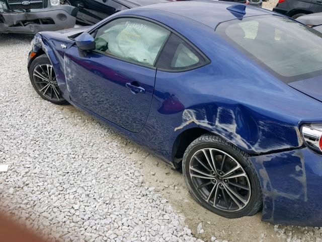 JF1ZNAA17F9709752 - 2015 TOYOTA SCION FR-S BLUE photo 9